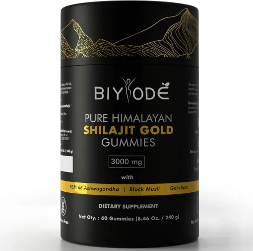 bottle pack gold shilajit gummies